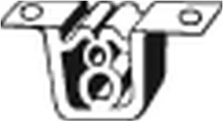 Резиновые полоски, система выпуска BOSAL 255-077 (фото 1)