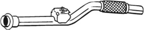 Труба выхлопного газа BOSAL 800-011