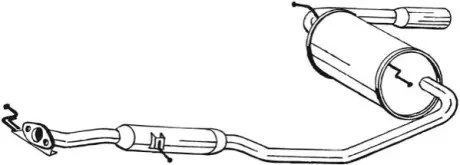 Деталі вихлопної системи BOSAL 284-567