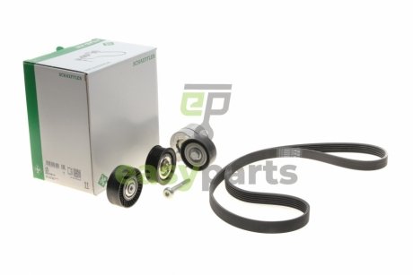 Комплект ременя генератора Opel Astra H/Zafira B 1.9 CDTI 04-15 (6PK1370) INA 529 0190 10