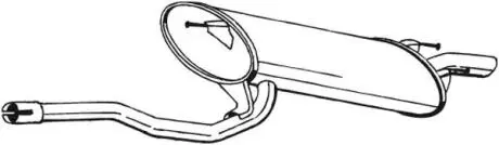 Деталі вихлопної системи BOSAL 282-085