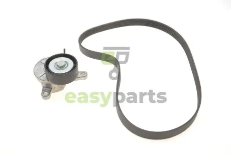 Комплект ременя генератора VW Caddy IV 2.0 TDI 15- (6PK1025) Gates K016PK1025