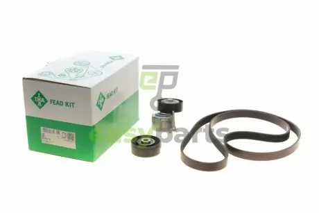 Комплект ременя генератора Citroen Xsara/Peugeot 206 2.0 HDi 99-11 (6PK1740) INA 529 0018 10