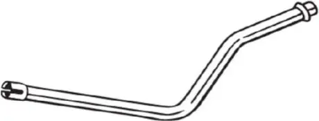 Выхлопная труба CITROEN C1 (05-14), PEUGEOT 107 (05-14), TOYOTA Aygo (05-14) (80 BOSAL 800-527