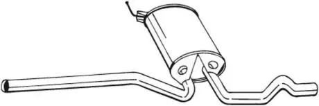 Деталі вихлопної системи BOSAL 282-703