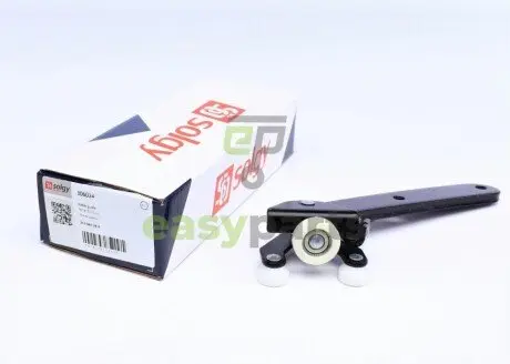 Ролик дверей (бічних/нижній) VW Caddy 03- (L) (з кронштейном) Solgy 306034