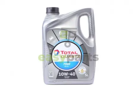 Олива 10W40 Quartz 7000 Diesel (5L) (MB229.1/VW505.00) (201524) TOTAL 214108