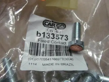 Болт с шестигранной головкой из черного металла CARGO B133573