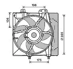 Вентиляторы (комплекты) AVA COOLING PE7550