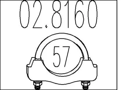Соединительные элементы, система выпуска MTS 02.8160