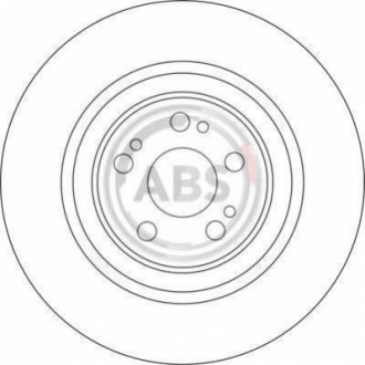 Гальмiвнi диски переднi A.B.S. 17037