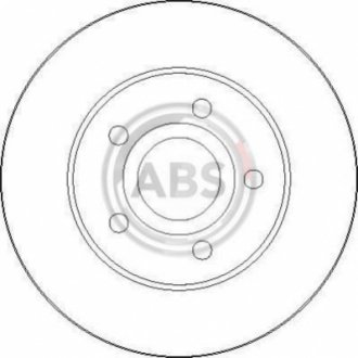 Гальмiвнi диски переднi A.B.S. 17032