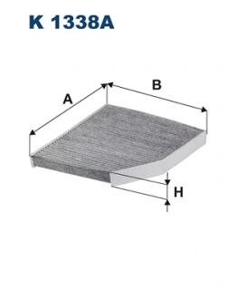 Фiльтр салону вугiльний FILTRON K1338A