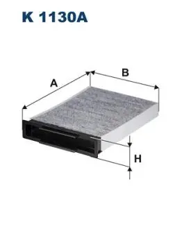 Фiльтр салону вугiльний FILTRON K1130A
