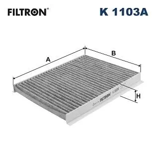 Фiльтр салону вугiльний FILTRON K1103A