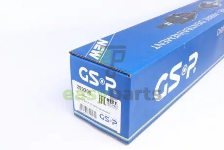 Піввісь Opel Combo1.3-1.7 CDTi 01- (R) (22x22x930) GSP 299205