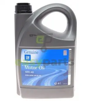 Олива 10W40 Semi Synthetic (4L) 1942045 GM 93165215