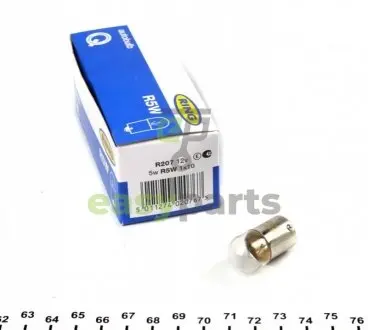Автолампа R5W BA15s 5 W Ring R207