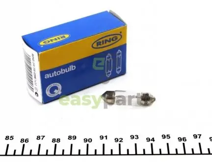 Автолампа C5W B8,5d 5 W прозрачная Ring R242