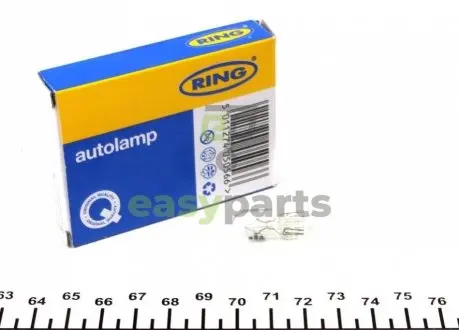 Автолампа W3W 24V 3W W2.1x9.5d Standard (без цоколя) Ring R505