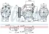 Компрессор кондиционера NISSENS 890047 (фото 1)