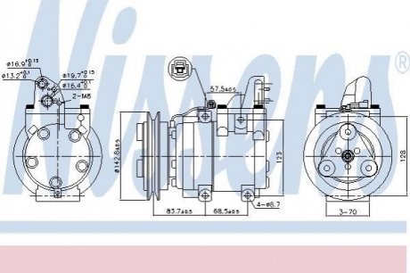 Компрессор кондиционера NISSENS 890059