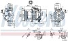 Компрессор кондиционера NISSENS 89554 (фото 7)