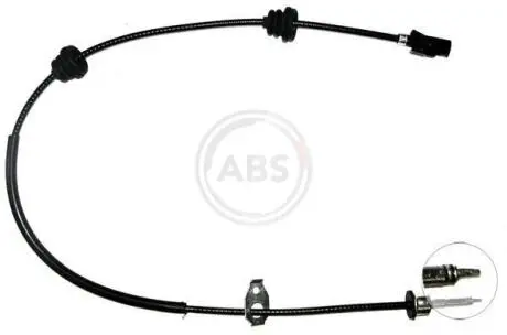 Трос спiдометра 1110mm A.B.S. K43125