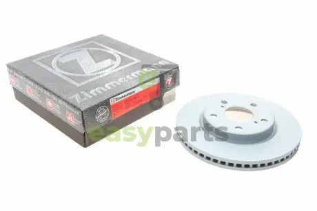 Диск гальмівний (передній) Toyota Rav4 2.0/2.2D/2.4/2.5 06- (275x25) ZIMMERMANN 590280020