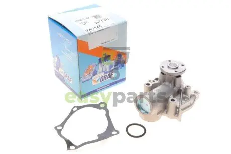 Помпа води Mitsubishi Lancer VII/Outlander I 2.4/2.4 4WD 03-07/Galant VII 2.4 03- (8 лоп) GRAF PA1145