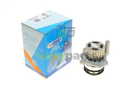 Помпа води Audi/Seat/Skoda/VW Crafter/Caddy/T5/Passat/Golf 1.6TDI/2.0TDI/BiTDI 06- (19z)(R/B)(8лоп) GRAF PA1137