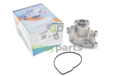 Помпа води Audi A1/A3/Skoda Octavia/SuperB/Rapid/VW Golf V/VI/Passat 1.4TFSI/TSI 07- (B/B) (7 лоп) GRAF PA1051