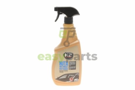 Засіб для очищення автомобільних скла і фар від залишків комах Nuta Anti-insect (770ml) K2 K117M1