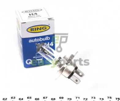 Автолампа H4 Ring R472