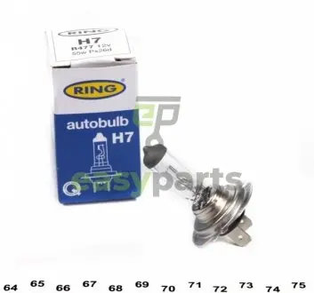 Автолампа H7 Ring R477