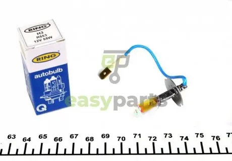 Автолампа H3 Ring R553