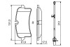 VW колодки гальм. задн. AUDI A8 09- BOSCH 0986494841 (фото 7)