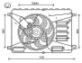 Вентилятор (комплект) AVA COOLING FD 7556 (фото 1)