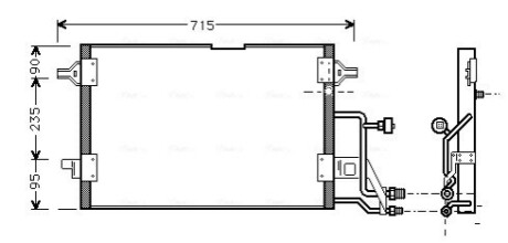 Радіатор кондиціонера AVA COOLING AI 5116