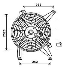 Вентилятор (комплект) AVA COOLING MT 7528