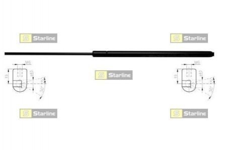 Амортизатор багажника STARLINE 40.16.800 (фото 1)