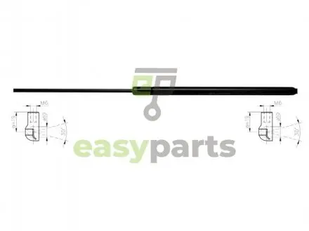 Амортизатор багажника STARLINE 18.29.800