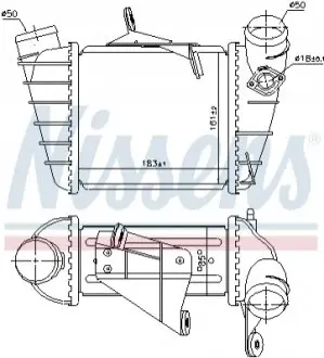 Радіатор наддуву NISSENS 961200