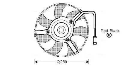 Вентилятор (комплект) AVA COOLING AI 7504
