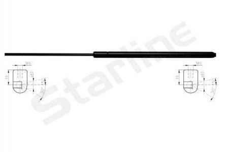 Амортизатор багажника STARLINE 20.48.800