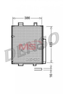 Конденсатор, кондиционер DENSO DCN35001 (фото 1)