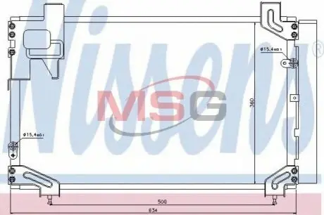 Радиатор кондиционера NISSENS 940020