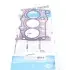 Прокладка ГБЦ VW Caddy IV/Golf VII 1.0TSI 15-, O75,50mm VICTOR REINZ 611021600 (фото 1)