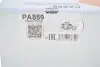 Помпа води Citroen C1/C2/C3/Nemo/Ford Fiesta/Peugeot 206/307 1.4HDI/TDCI 02- (21z) (B/B) (20 лоп.) GRAF PA859 (фото 4)