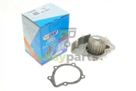 Помпа води Citroen C4/C5/C8/Jumpy/Berlingo 2.0HDi/Fiat Scudo/Ducato 1.9D/2.0JTD 98- (20z)(B/B)(7лоп) GRAF PA747